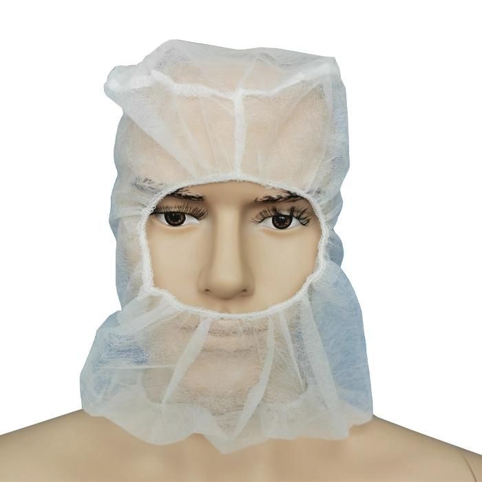 CE Certified Vendor Breathable Electronic Industry Polypropylene Food Processing Food Factory Disposable Plant PP Balaclava Without Face Mask