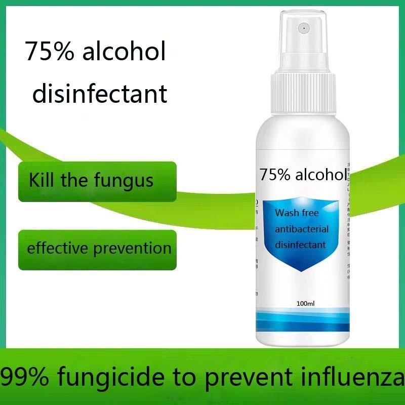 Medical 100ml 75 Alcohol Disinfection, 75% Alcohol Disinfectant Spray