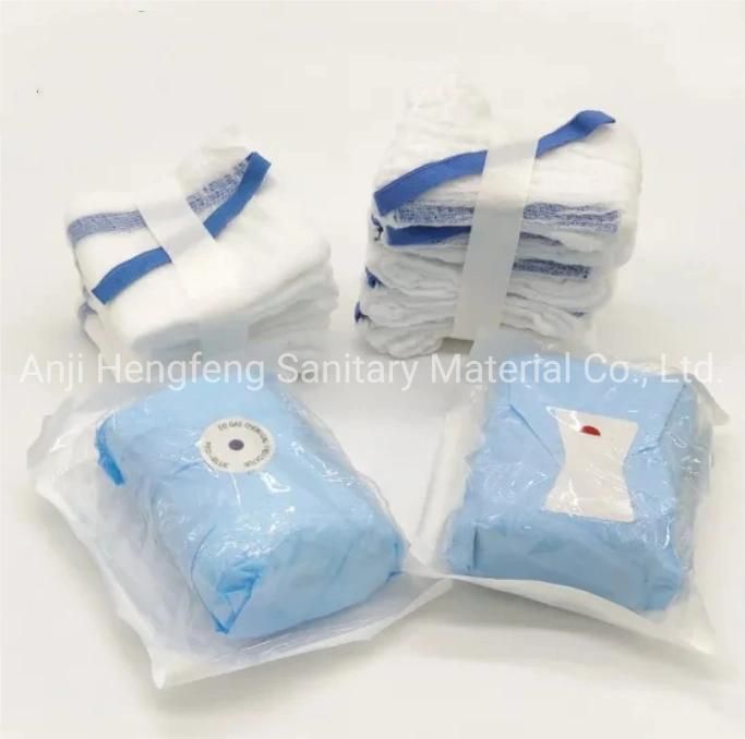 Manufacturer Price Wholesale Gauze Surgical Dressing Sponge Laparotomy Pack with X-ray