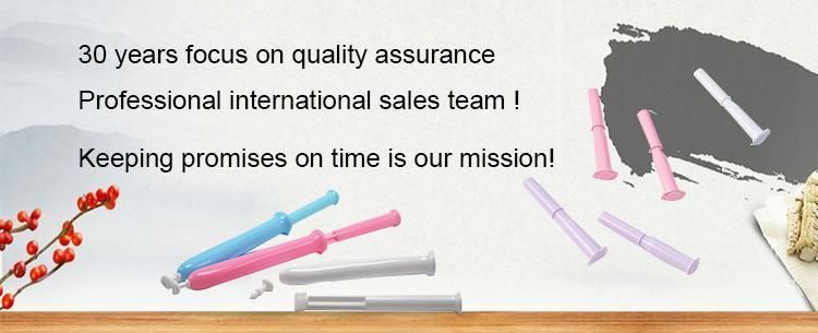 Customized PP Plastic Gynecological Gel Tube Vaginal Applicator