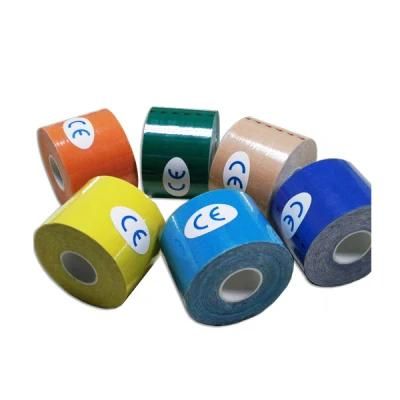 Custom Colored Waterproof Breathable Athletic Sports Muscle Kinesiology Tape