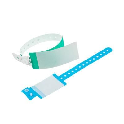 Disposable Plastic Hospital Medical Shield Barcode Wristband for Adult