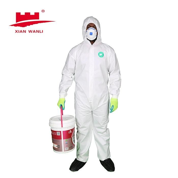 Disposable Type 56 Chemical Overall Microporous Infective Proof Suit