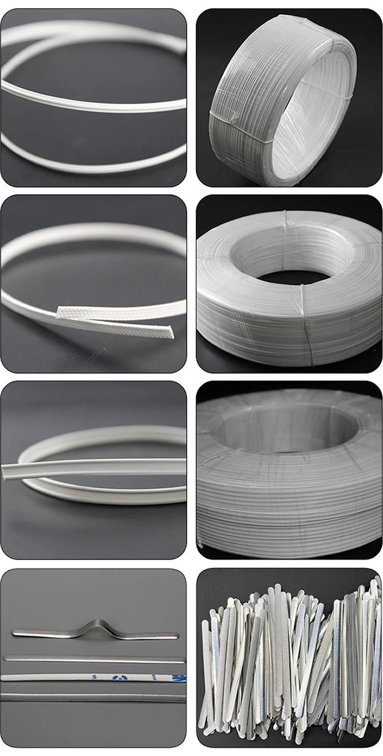 Nose Wire Single Core Nose Wire Double Core 3mm 4mm 5mm One-Stop Supply Disposable Face Mask Material