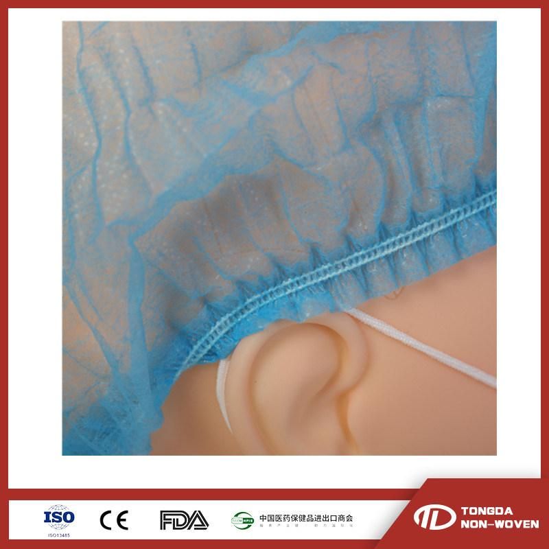 Professional Disposable PP Nonwoven Clip Mob Caps