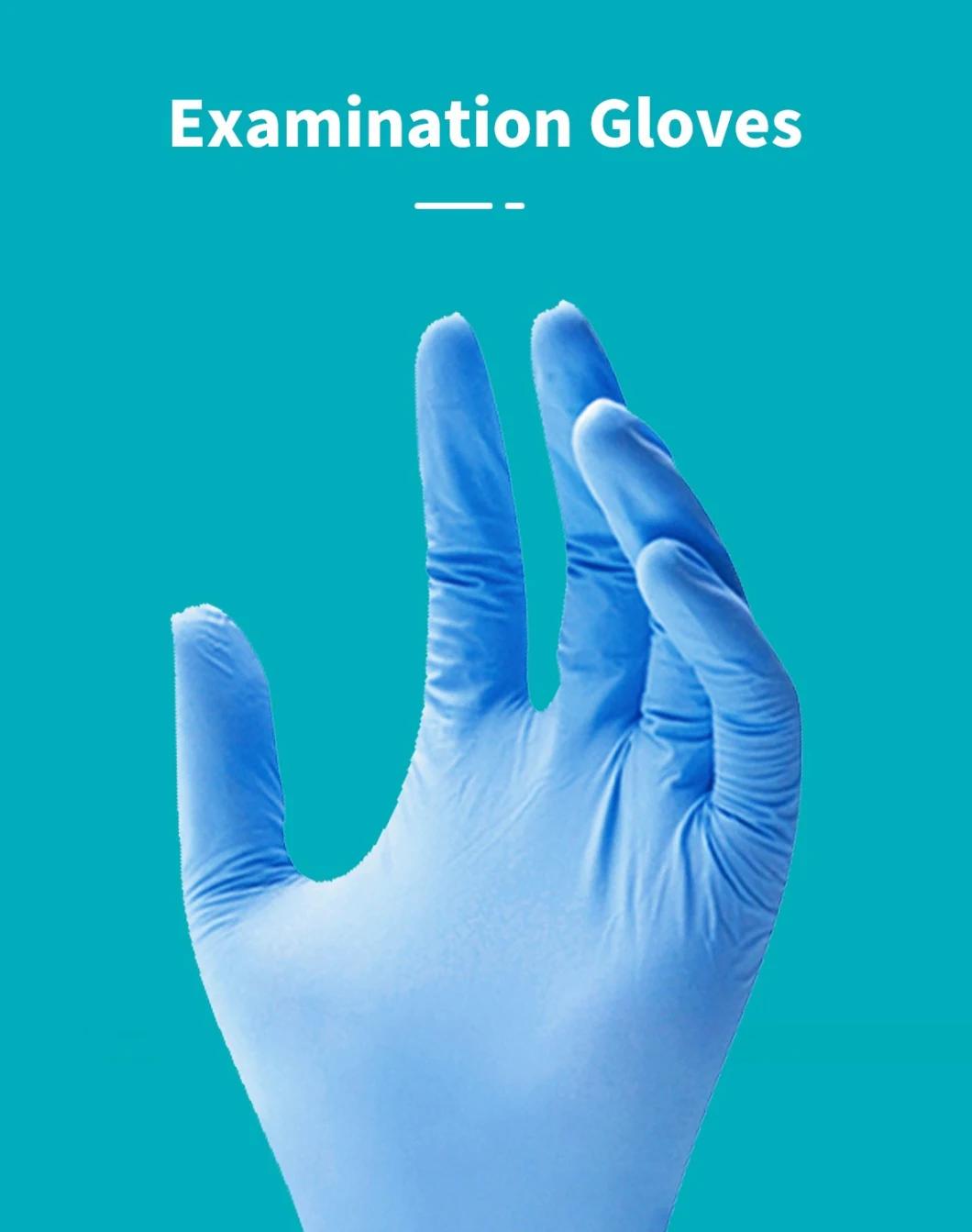 in Stock Disposable Safety Protective Face Mask Vinyl Gloves Latex Examination Gloves Nitrile Gloves Surgical Gloves Medical Gloves for Medical Examination