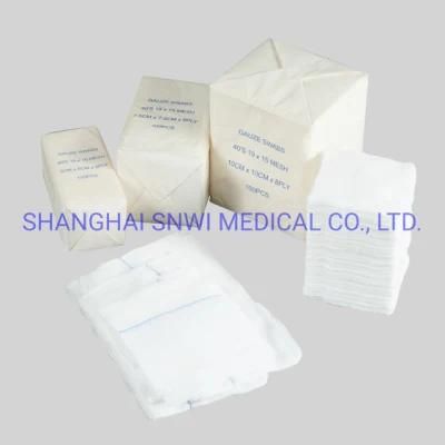 100% Cotton Medical Absorbent Sterile Gauze Swabs