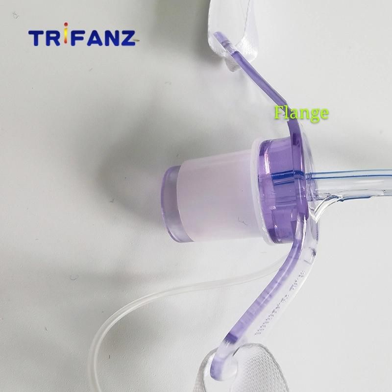 Disposable PVC Tracheostomy Tube with Cuff