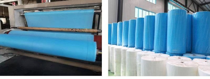 Antibacterial SMS Nonwoven Disposable Cover 100% PP Material Hydrophobic/Waterproof Non Woven Bed Sheet