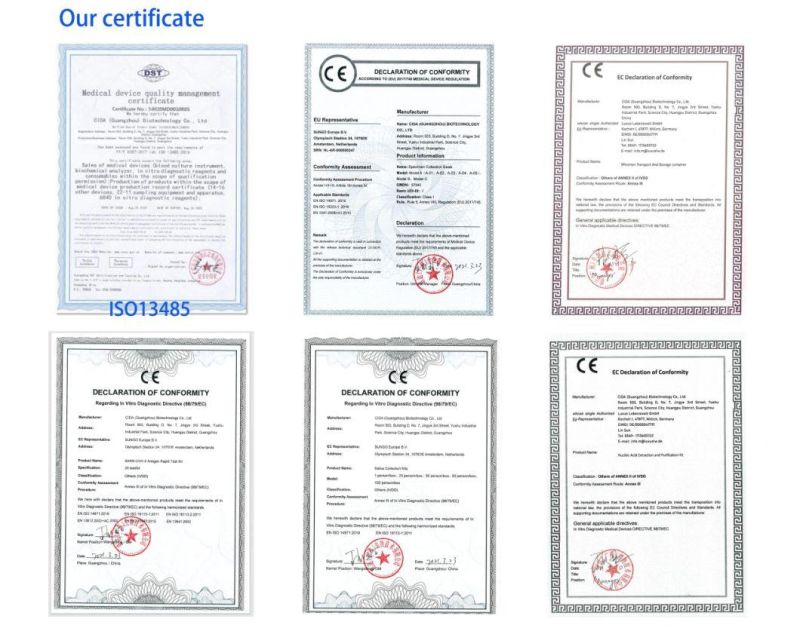 Vtm Virus Transport Medium with Collection Swab