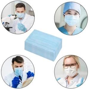 Medical Eco-Friendly Mask in Blue Without Sterilization with CE Non-Woven Earloop