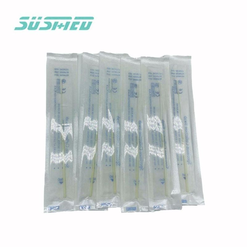 Medical Disposable Flocked Test Nylon Flocked Nasopharyngeal Swab