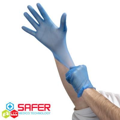 Blue Vinyl Gloves with Powder Free Competitive Price Against High Quality