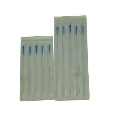 2in Single Use Silver Plated Handle Acupuncture Medical Needles with Paper Plastic Tubes