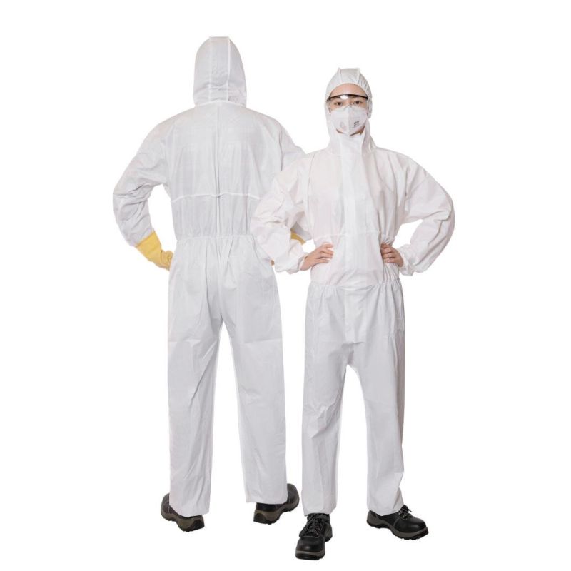 Protective Light Weight Disposable SMS Protective Safety Coverall Suits Protection Clothing