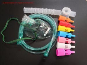 Medical Equipment Disposable and Adjustable Venturi Mask with 5 Diluters for Different Sizes