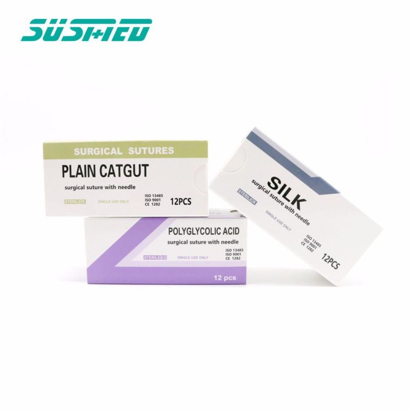Disposable Medical Sterilised Surgical Suture with Needle