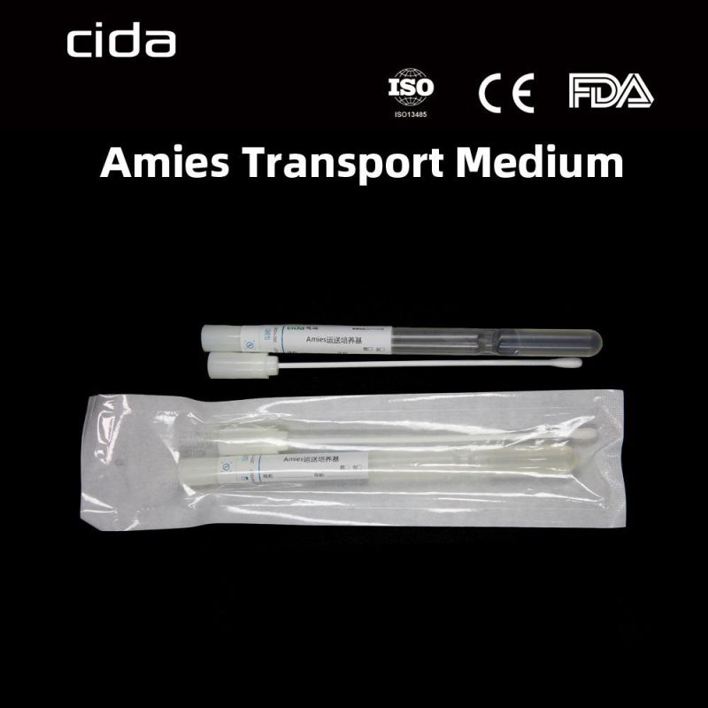 CE Medical Collection Swab and Amies Stuart Cary-Blair Transport Medium