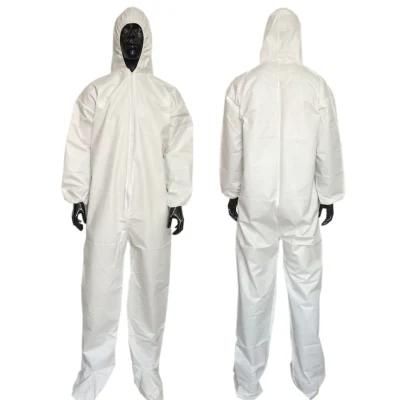 Coverall Types 4, 5, 6 Disposable Non Woven Polypropylene Good Strength Light Weight and Economical