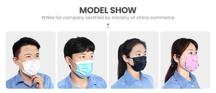 Disposable 3 Ply Blue Color Face Mask Non-Woven Wholesale Face Mask