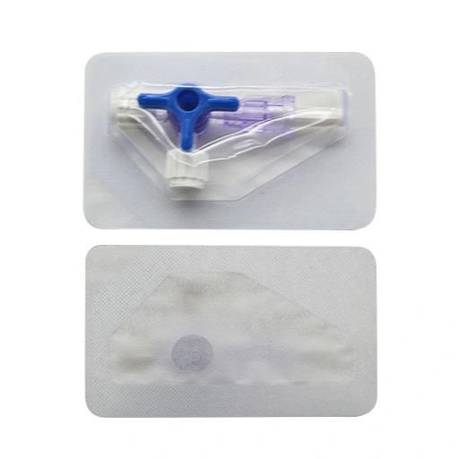 Medical Sterile High Quality PC PE ABS 3 Way Stopcock Connector Valve with Extension Tube