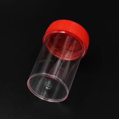 30ml 40ml 60ml 100ml 120ml Disposable Sterile Urine and Stool Containers/Specimen Cup