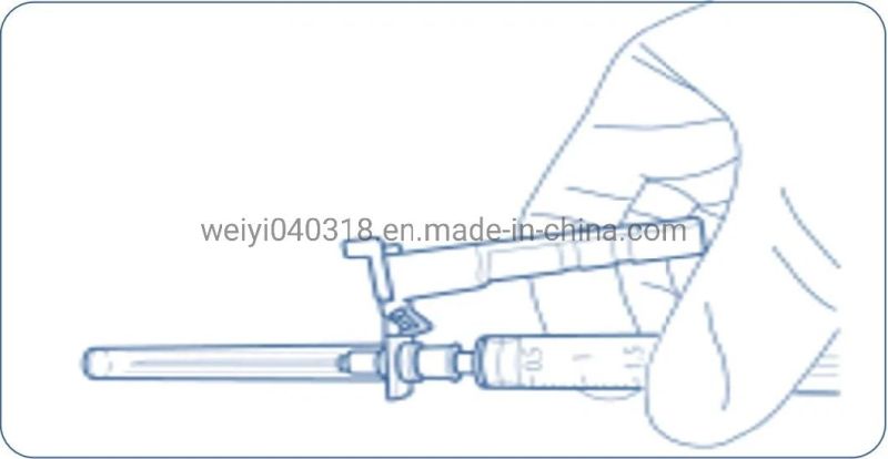 Different Kinds of Syringe Manufacture of Disposable Safety Syringe with Safety Cap or Cover 1-20ml 16-30g