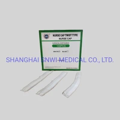 High Quantity Surgical Medical Dental, Scrub, Space, Mop, Mob, Work, Snood, SMS Nonwoven Nursing Cap for Doctor and Nurse