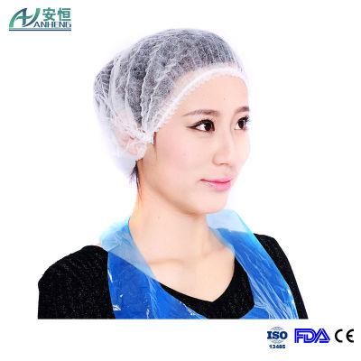 Non Woven Disposable Bouffant Cap 18~24 Inches for Surgical Use