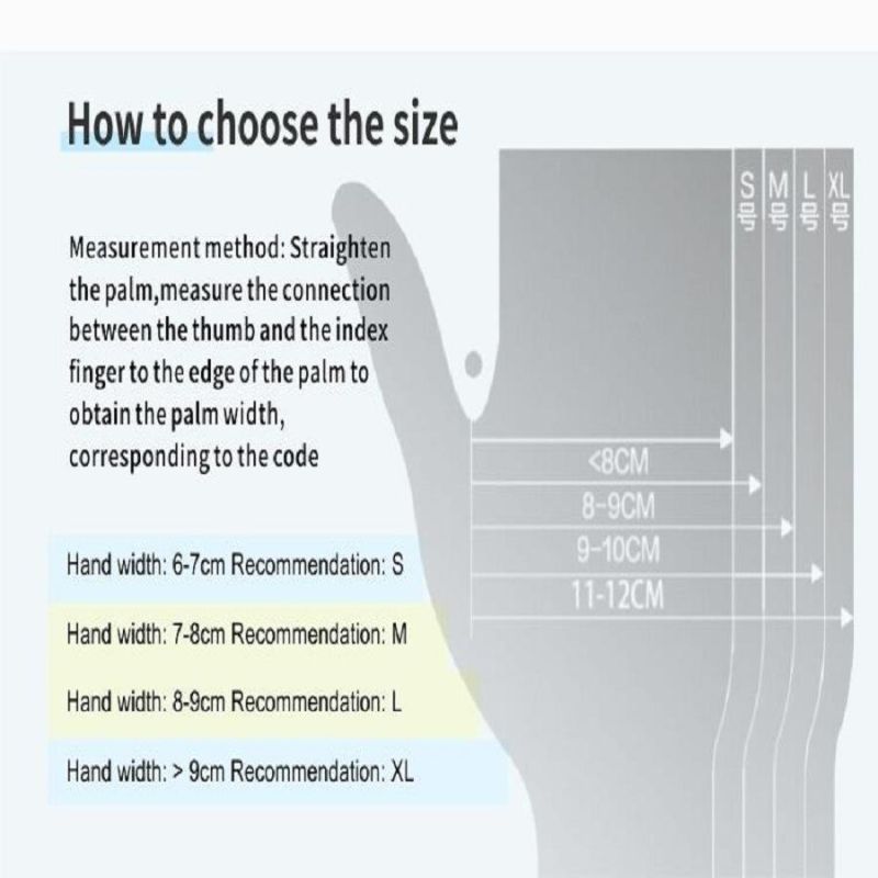 Factory Direct Sale Nitrile Medical Production Disposable The Powder Powdered Latex Gloves