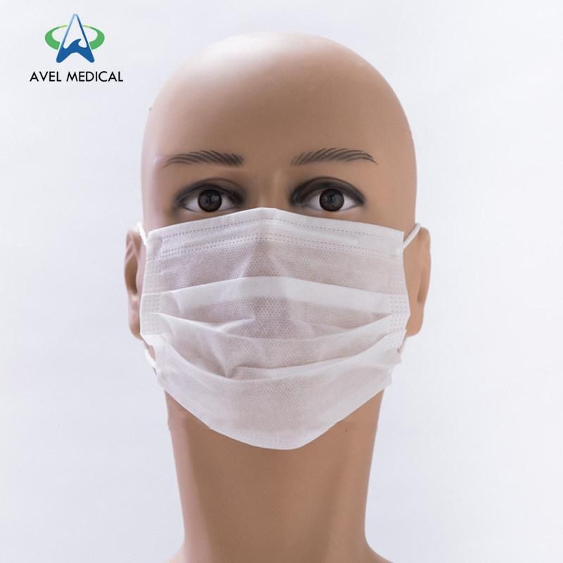 Disposable Protective Earloop Non-Woven 3 Ply Facial Meltblown Face/Dust Mask