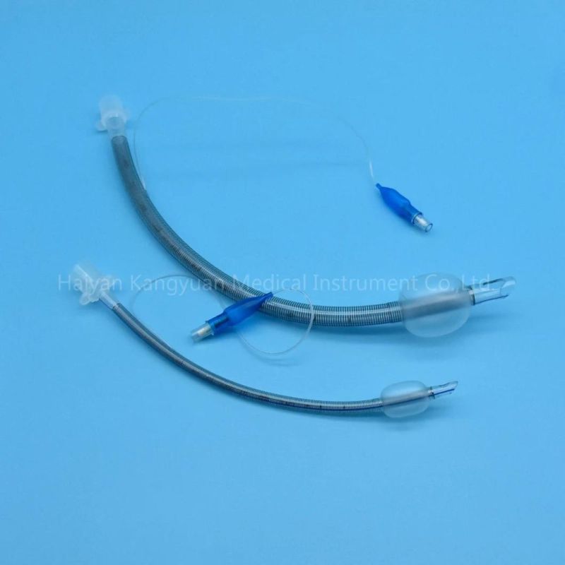 China Manufacturer Armored Endotracheal Tube Reinforced with Cuff Anti Kink Flexible