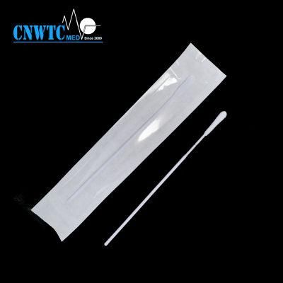 Medical Disaposable Testing Oral Nylon Throat Flocked Swab