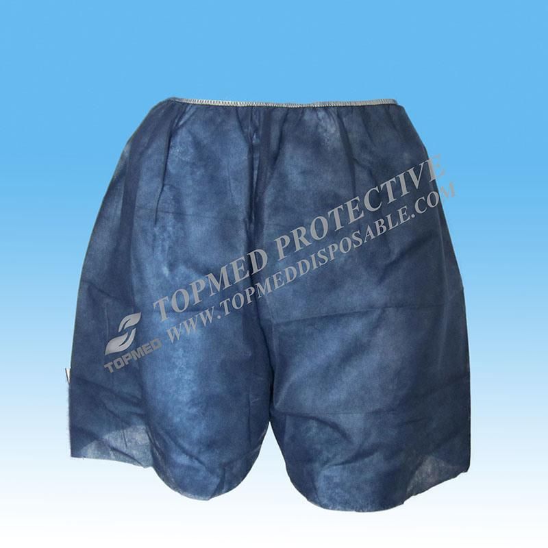 Hospatial SMS Patient Exam Underwear Blue Short Pants