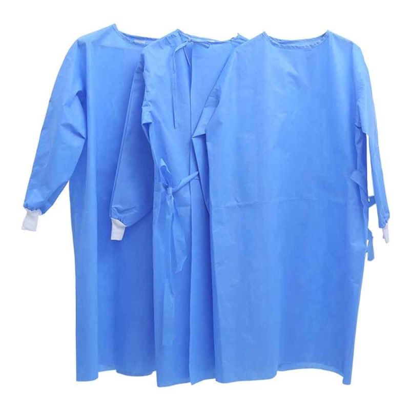 Custom Breathable Antibacterial Fluid-Resistant Disposable Surgical Gowns