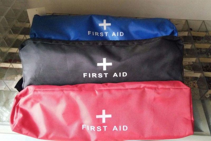 Auto Roadside Bag with Safety Vest Emergency First Aid Kit