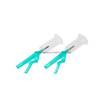 Safety Blood Collection Needle Pre Attached Holder 21g 22g