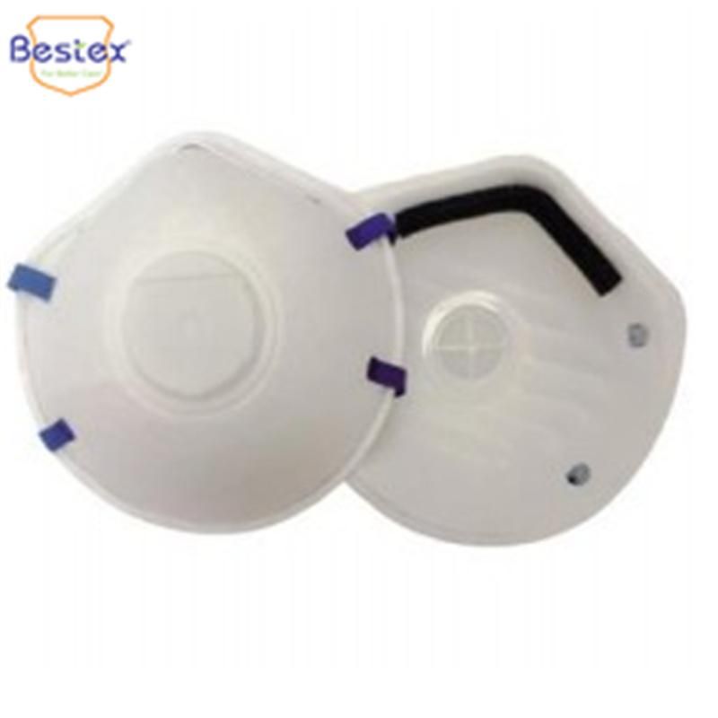 Anti Dust Bacteria Filtration and Anti Air Pollution, Anti Fog Pm2.5 Respirator with Valve/Without Carton