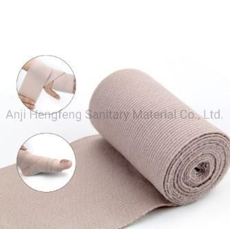 Medical Skin Color High Elastic Rubber Bandage 15cm X 4.5m