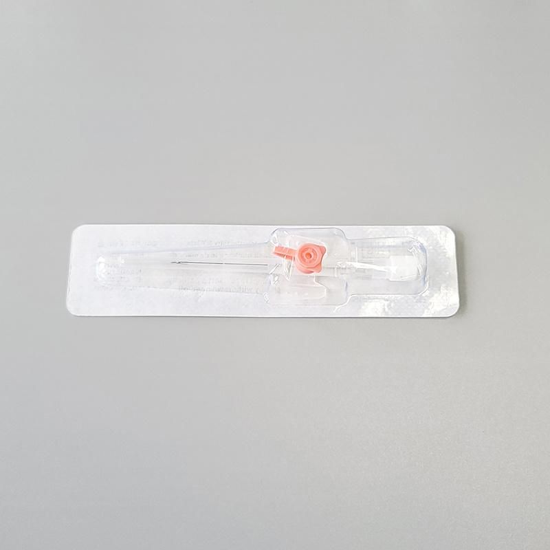 Disposable Medical IV Cannula IV Catheter with Port and Wings