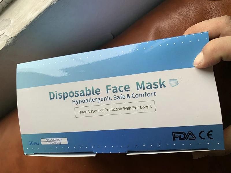 Disposable 3ply Face Mask with Earloop Disposable Face Mask