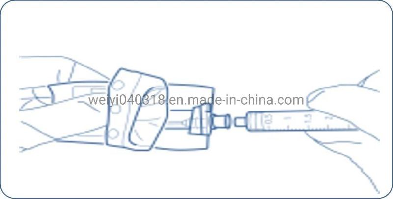 Different Kinds of Syringe Manufacture of Disposable Safety Syringe with Safety Cap or Cover 1-20ml 16-30g