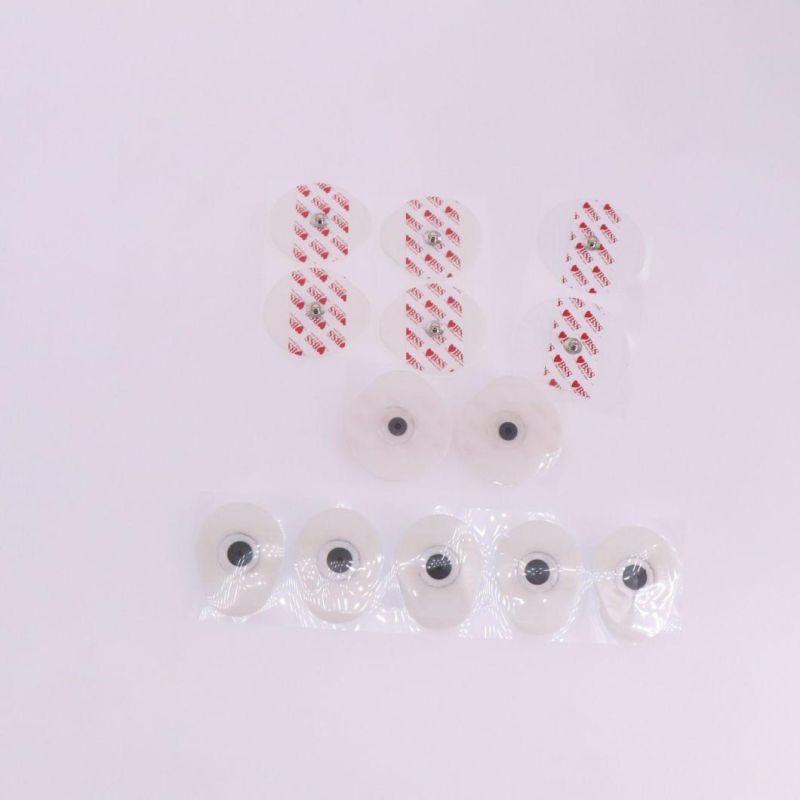 Disposable ECG Electrodes Dry ECG Electrode Pad or Gel
