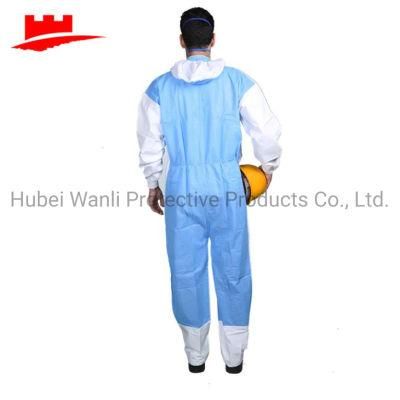 Factorty Wholesale Type 56 Coverall Microporous + SMS for OEM Brands