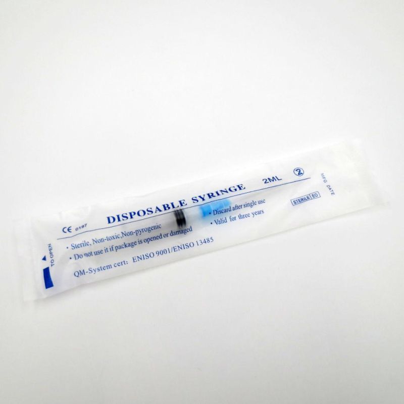 Latex Free Three-Part Vaccines Syringes in High Quality