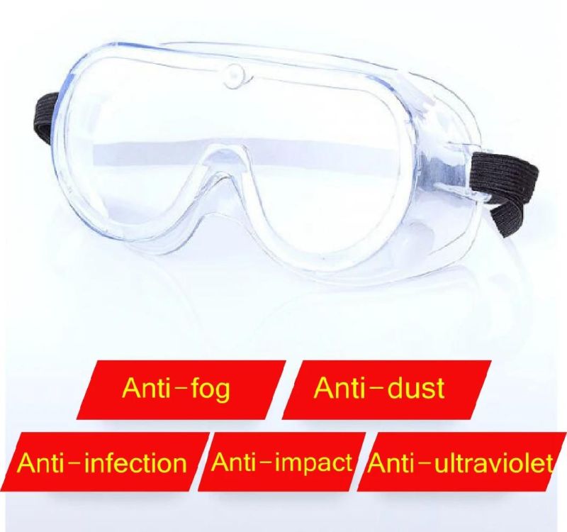 China Professional Dustproof Eye Protectors Safety Glasses Goggles Protective Safety Glasses Clear Lens