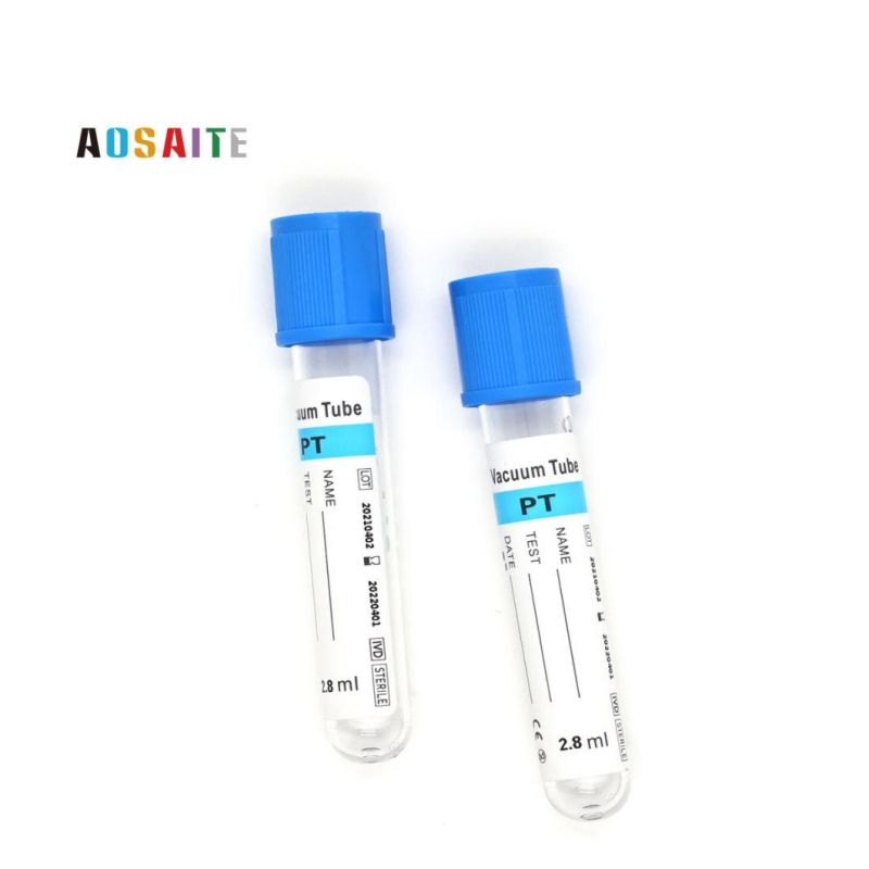 Blue Top PT Tube Blood Collection Tube