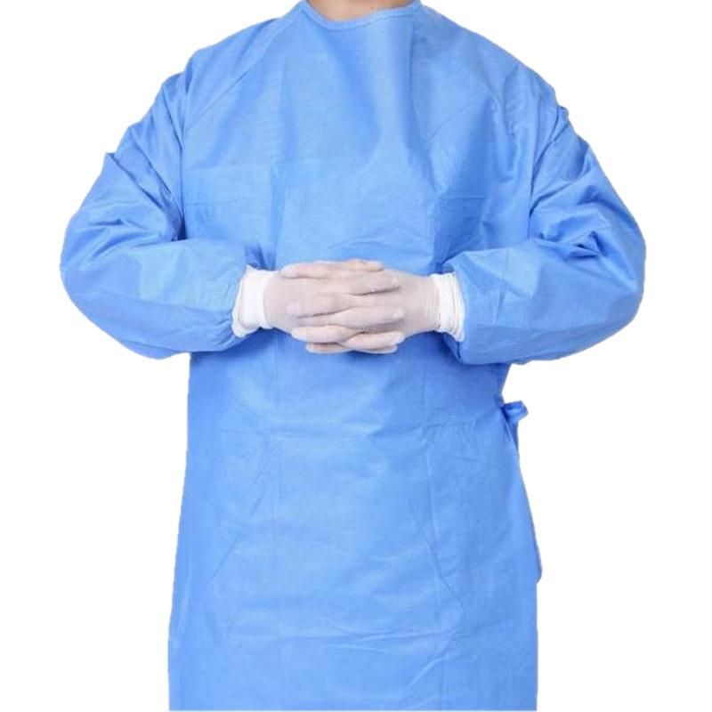 Factory Medical Consumable SMMS Disposable Gown Surgical Grade