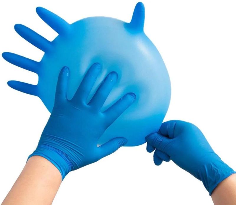 High-Quality 100% Pure Nitrile, Highly Flexible Work Inspection, Food-Grade Labor, Powder-Free Disposable Nitrile Gloves