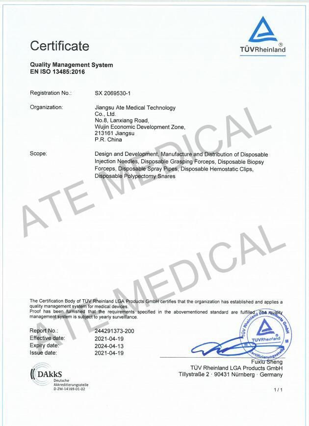 Disposable Endoscope Accessory Polypectomy Snare